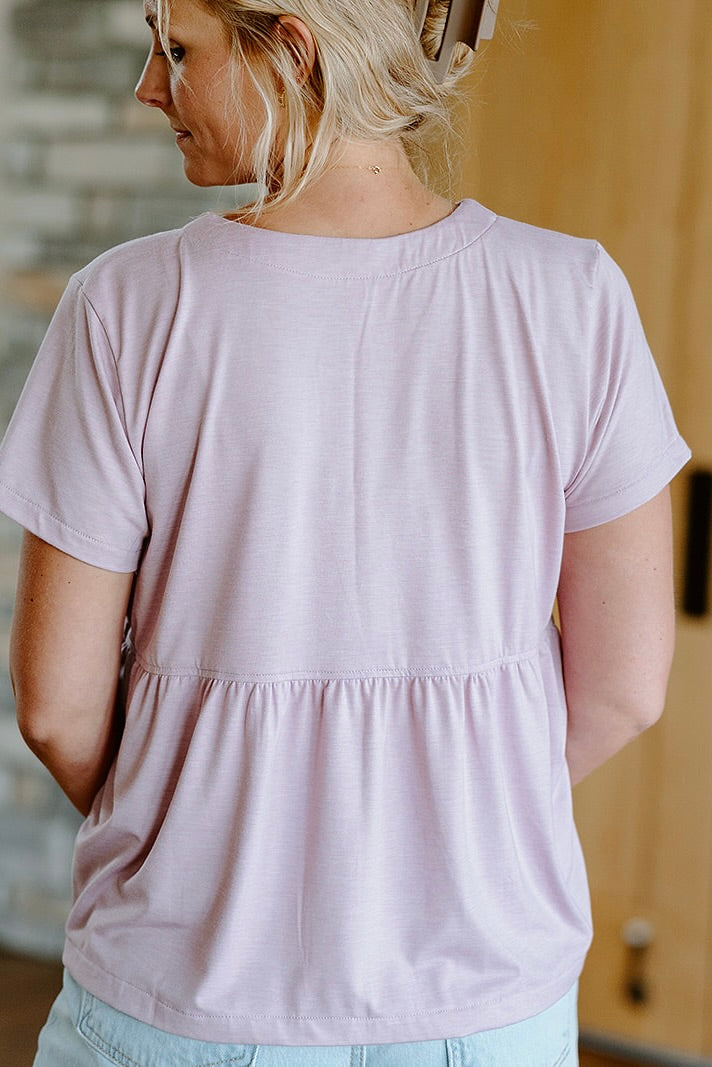Periwinkle Empire Top