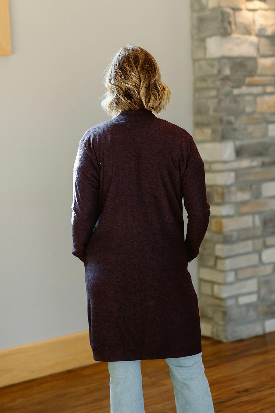 Plum Granita Cardigan