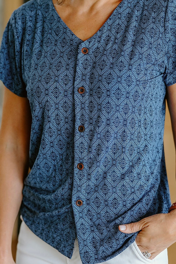 Stained Glass Reverse Blouse