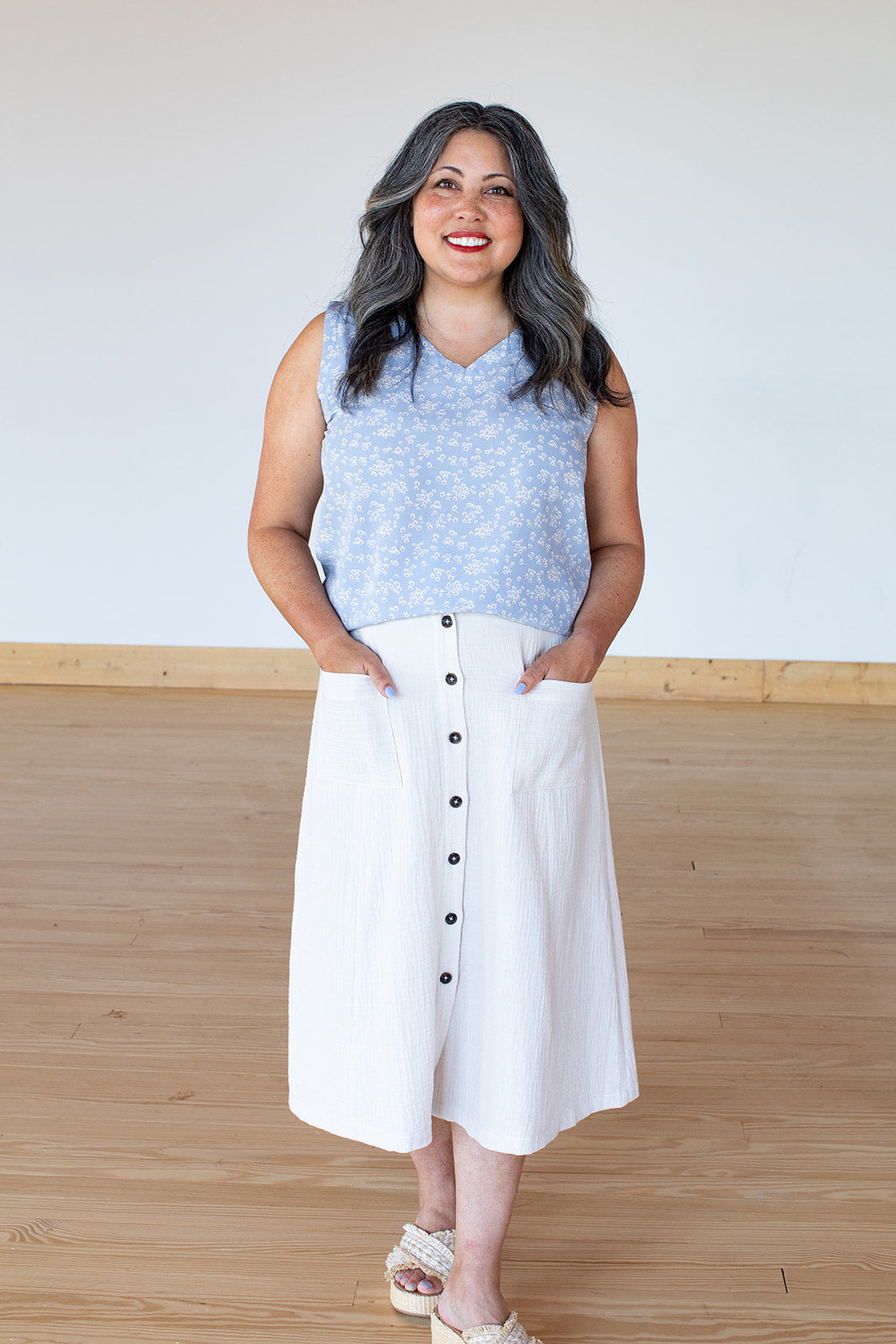 Flower Patch Boxy Tank