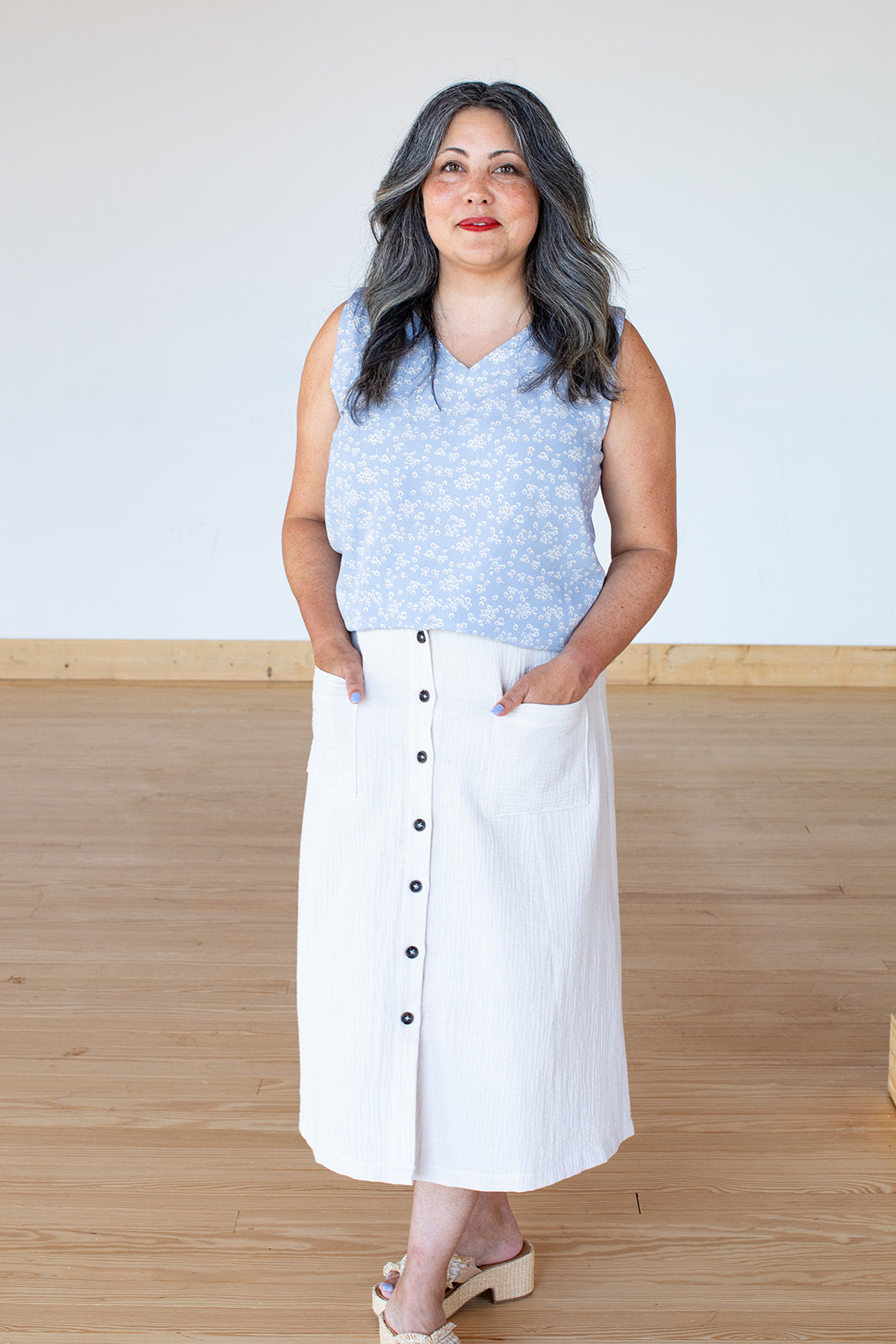 Flower Patch Boxy Tank
