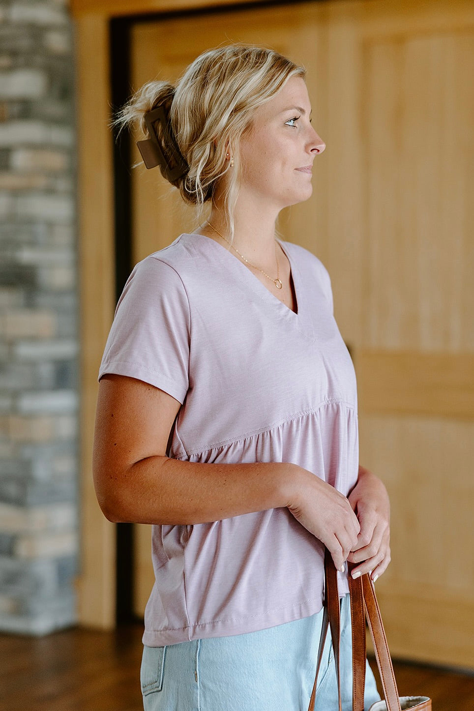 Periwinkle Empire Top