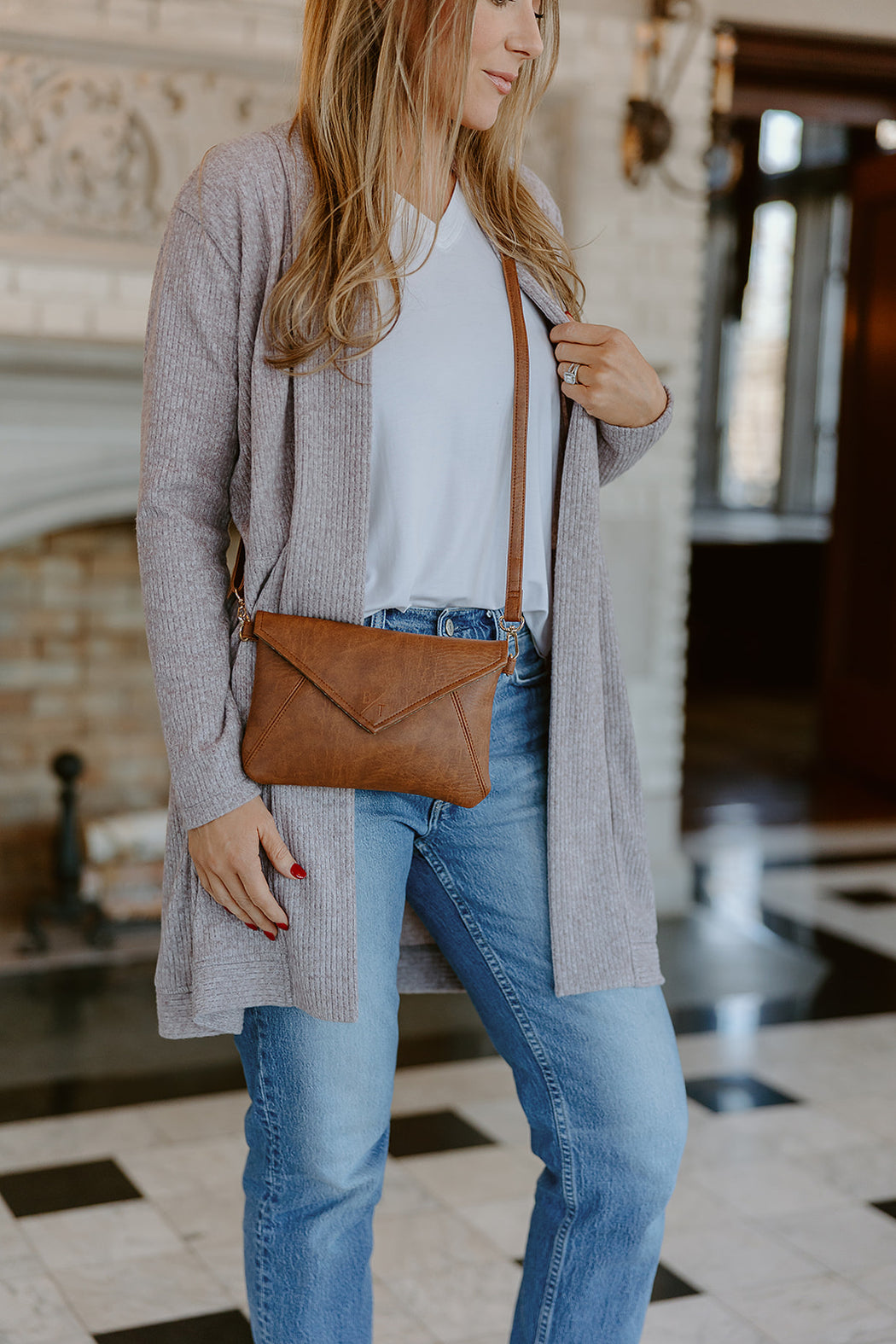 Periwinkle Open Cardi