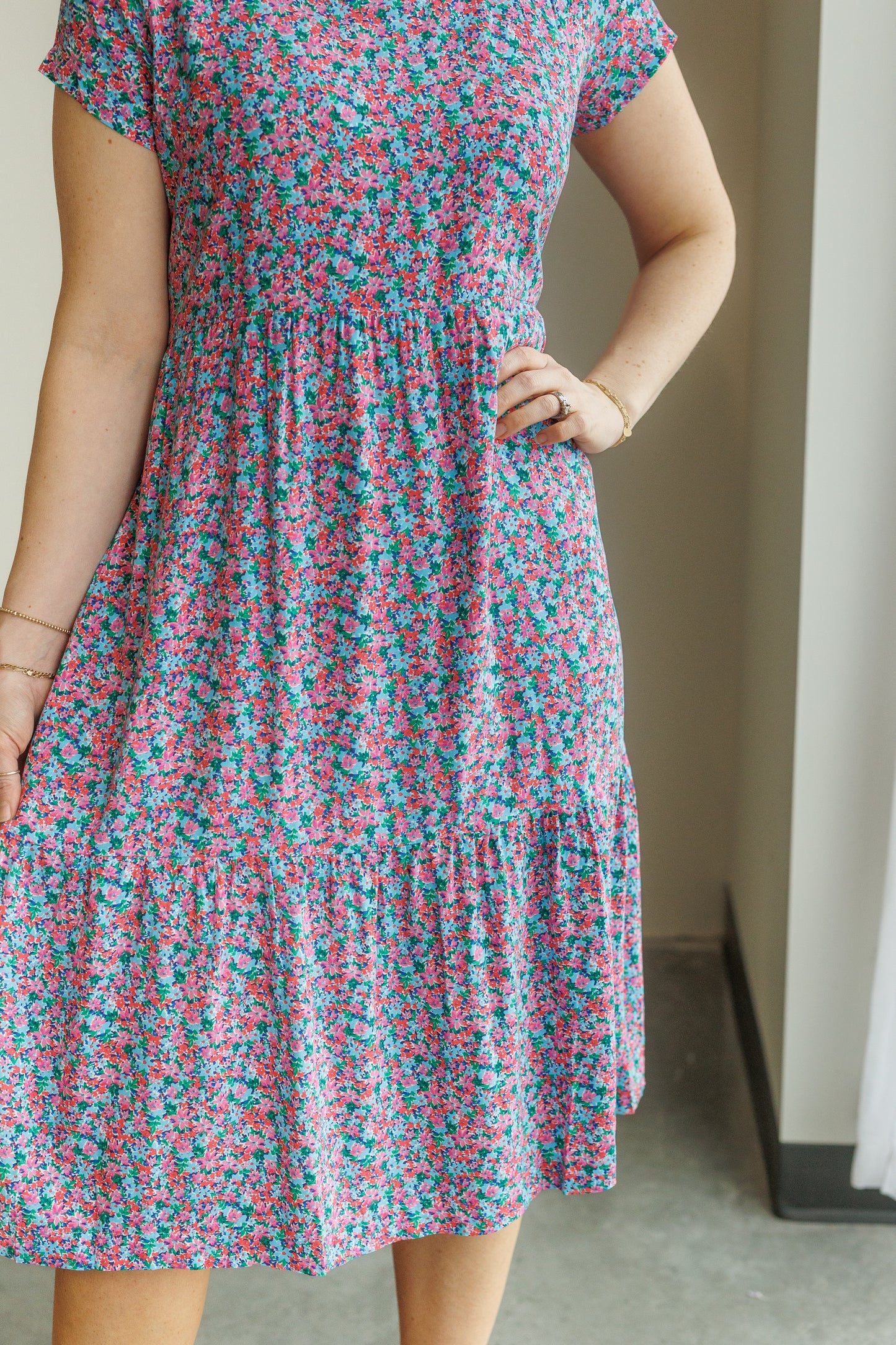 Field of Flowers Tier Dress