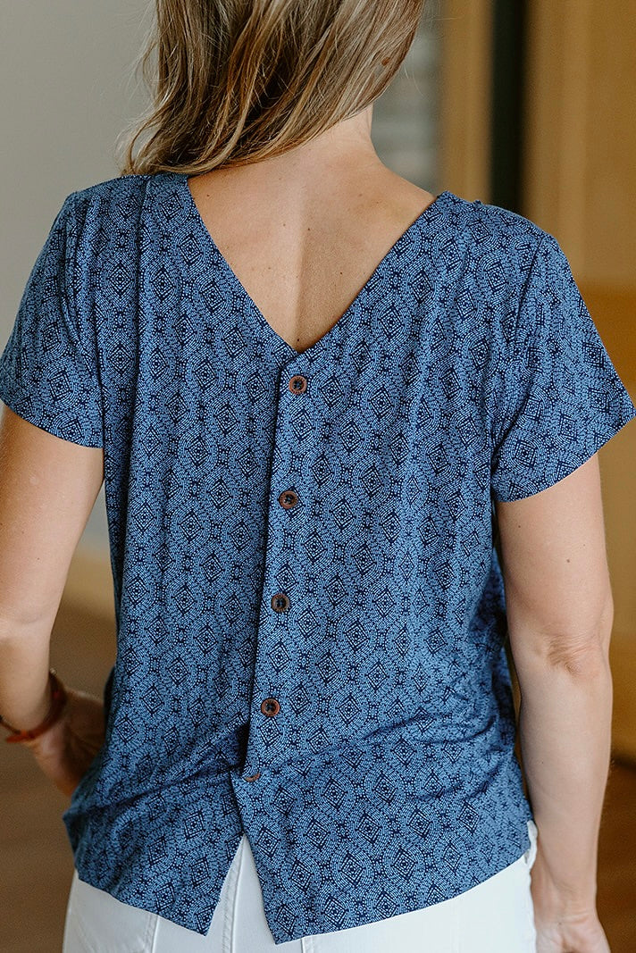 Stained Glass Reverse Blouse