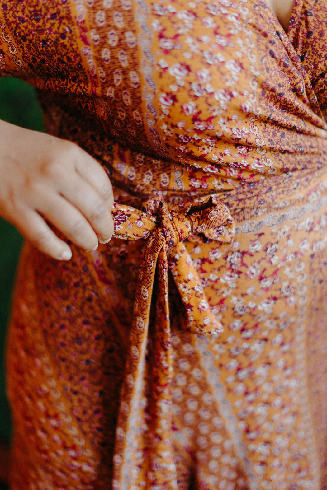Golden Hour Wrap Dress