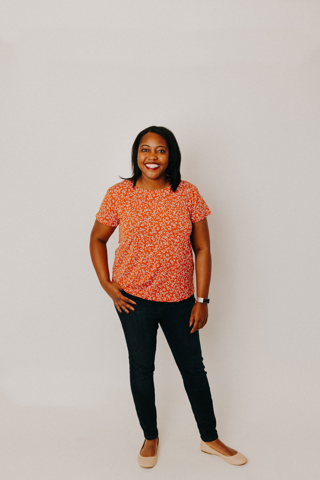 Copper Vine Reverse Blouse