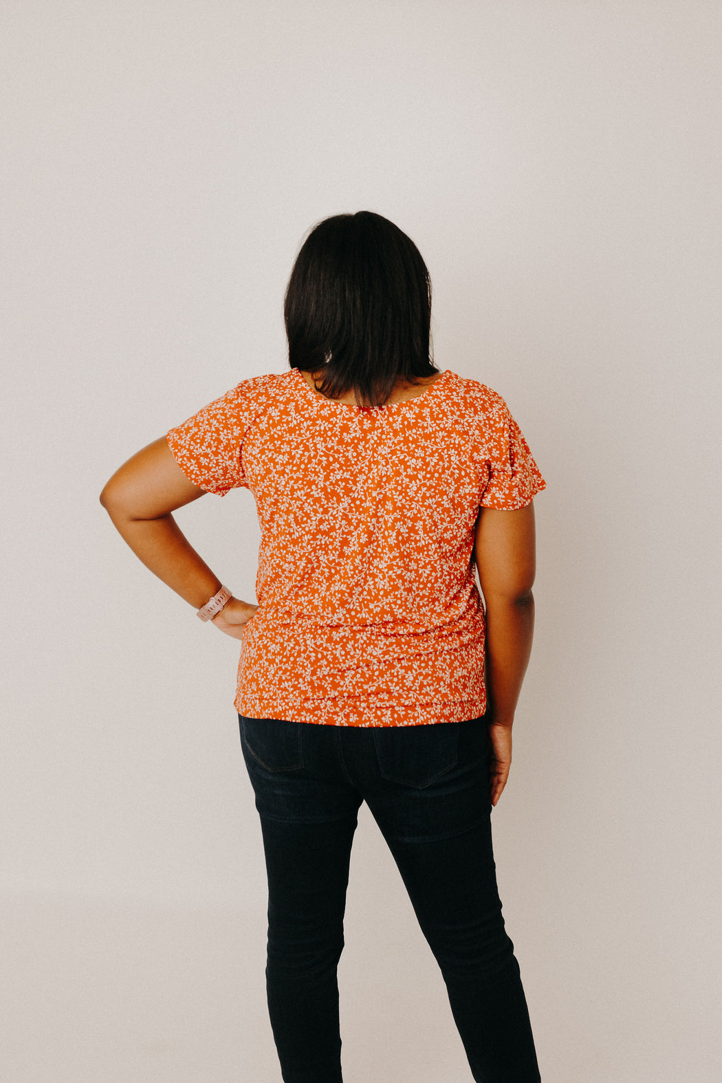 Copper Vine Reverse Blouse