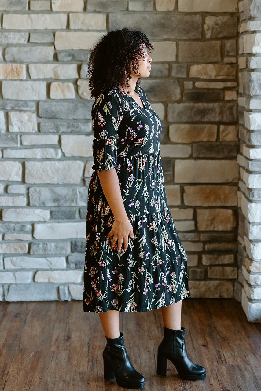 Eve Fall Tier Dress