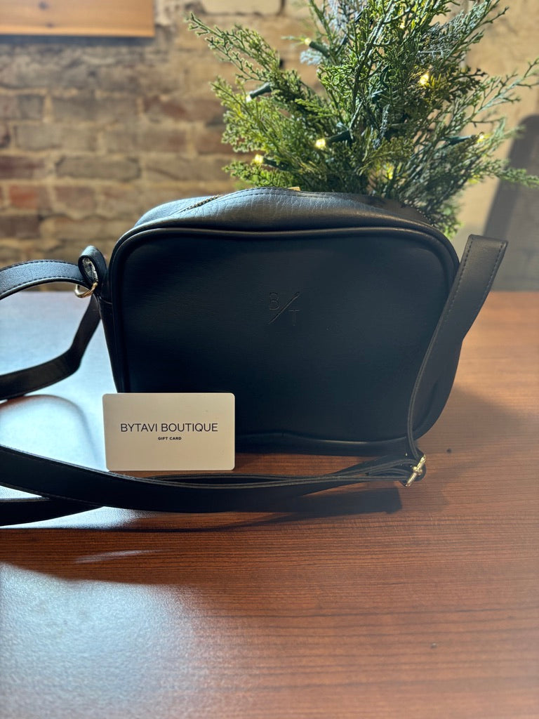 Black Mach Crossbody + $30 Gift Card