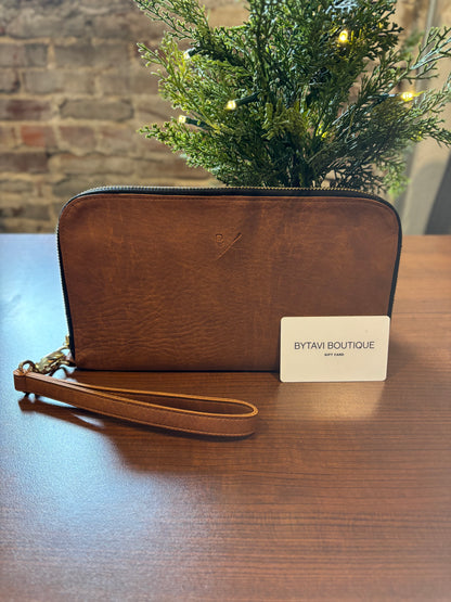 Brown Mach Clutch + $25 Gift Card