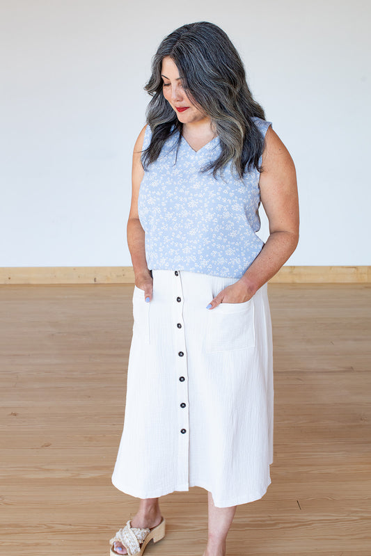 Flower Patch Boxy Tank