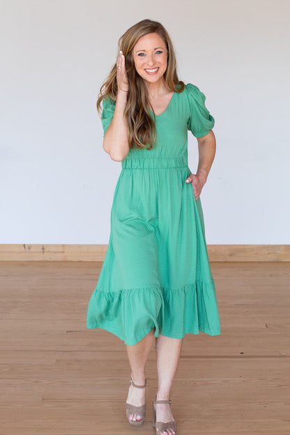 Clover Fit Flare Dress