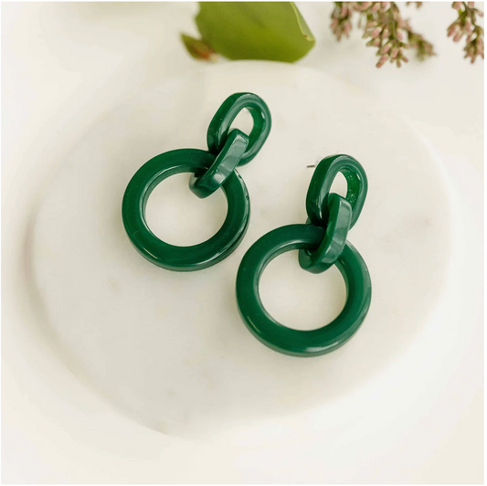 Green Hali Earrings