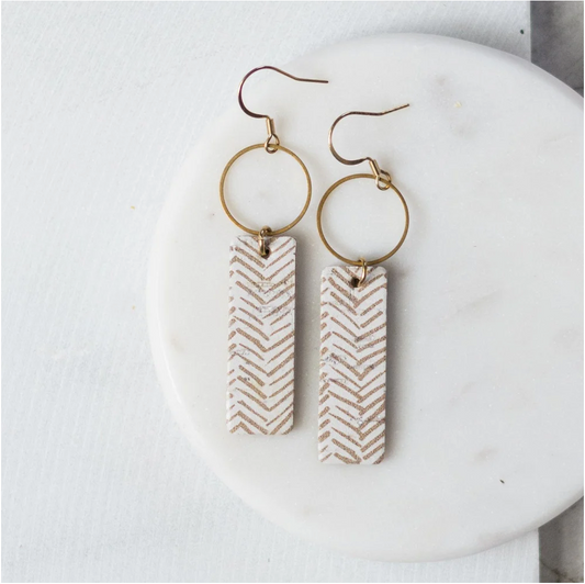 Soft Taupe Mia Earrings