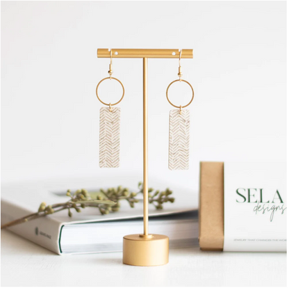 Soft Taupe Mia Earrings