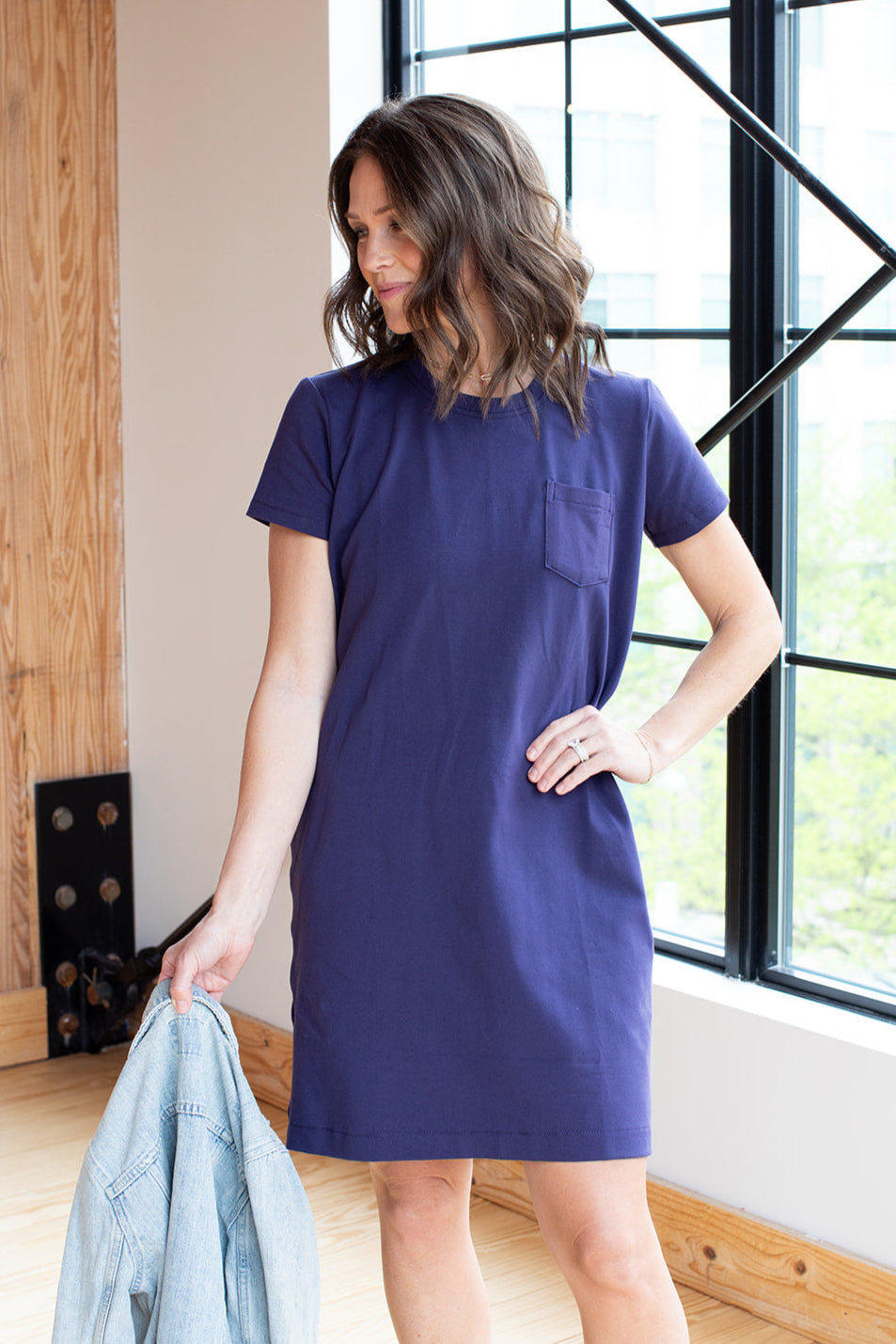 Concord Noir Tee Shirt Dress