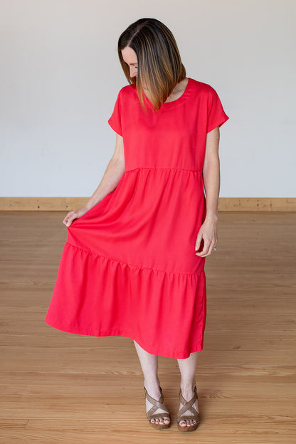 Flanders Red Tier Dress