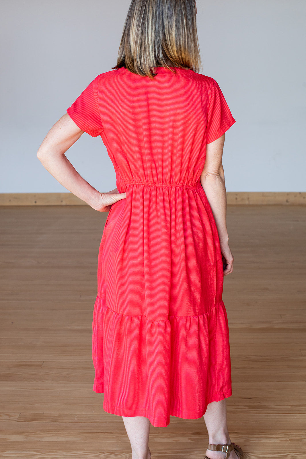 Flanders Red Tier Dress