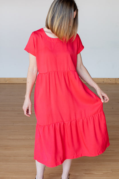 Flanders Red Tier Dress