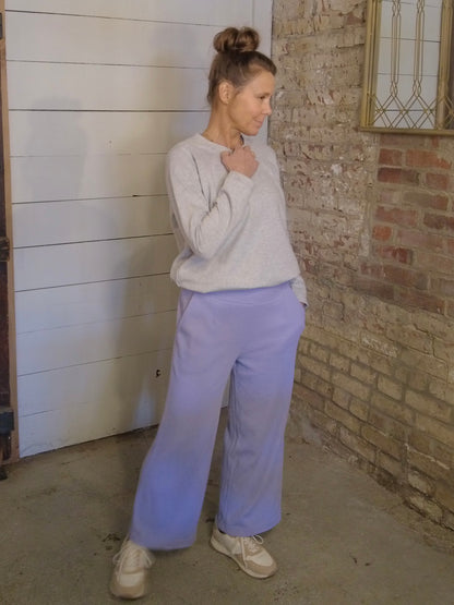 Pure Wide Leg Loungewear Pants