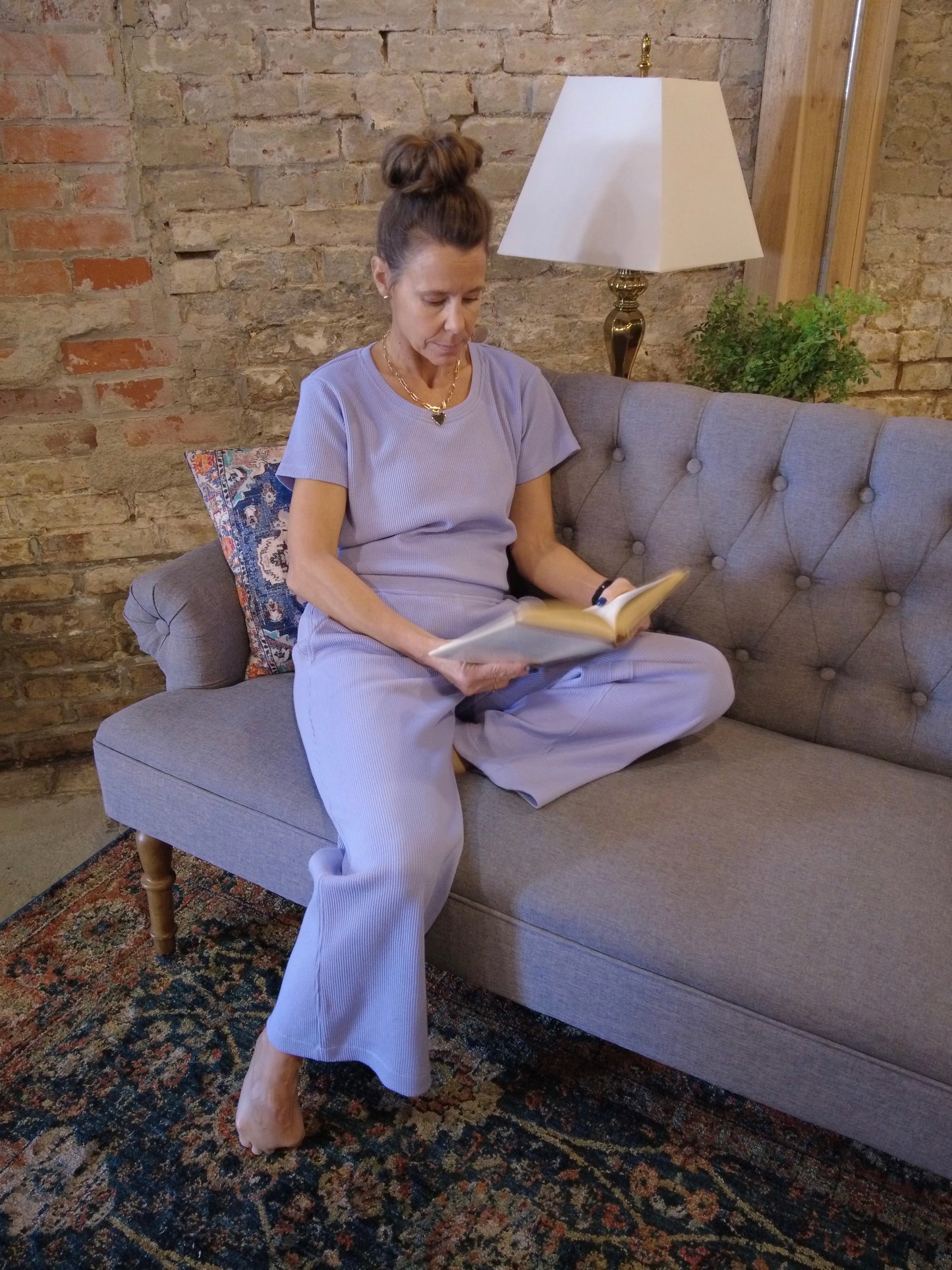 Pure Wide Leg Loungewear Pants